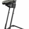 siège assis debout assise PU chassas acier noir