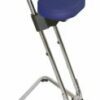 Siège assis debout - assise inclinable rotative simili cuir – Image 2