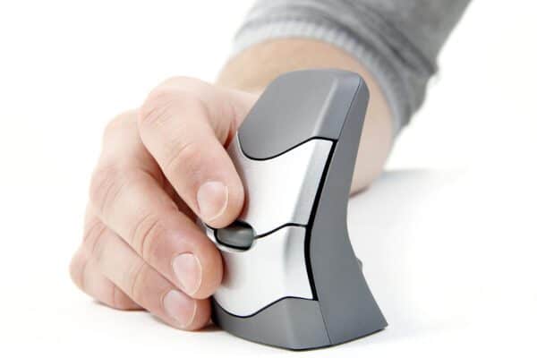 DXT Precision Mouse Wireless (Ambidextre / Rechargeable)                                              "prise en main stylo" &  Fourni avec une pochette – Image 2