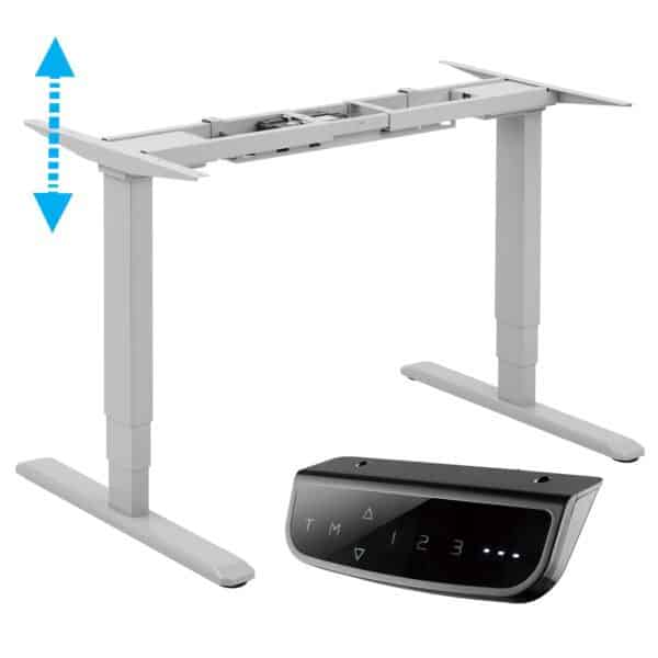bureau électrique assis debout 2 moteurs  63 à 125 cm – Image 3