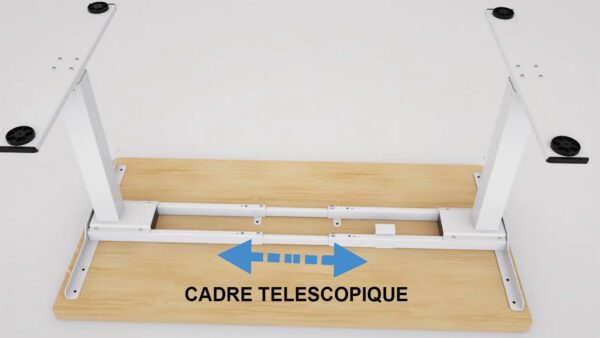 bureau électrique assis debout 2 moteurs – Image 3
