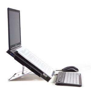 Ergo-Q 260 Laptop Stand_porte-document intégré (rabattable)