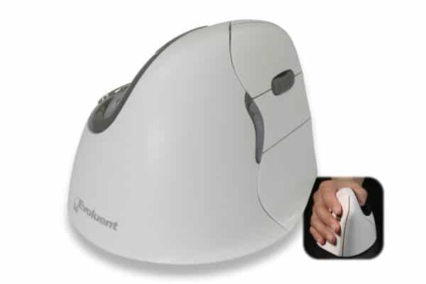 Evoluent4 Mouse White Bluetooth (Droitier / M-L) compatible Mac – Image 2