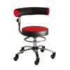 Siège "santé" assise haute, revêtement simili cuir ou tissu bicolore – Image 9