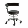 Siège "santé" assise haute, revêtement simili cuir ou tissu bicolore – Image 7