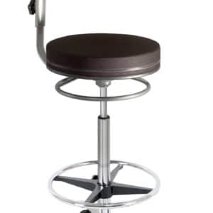 Siège « santé » assise haute, revêtement simili cuir ou tissu bicolore